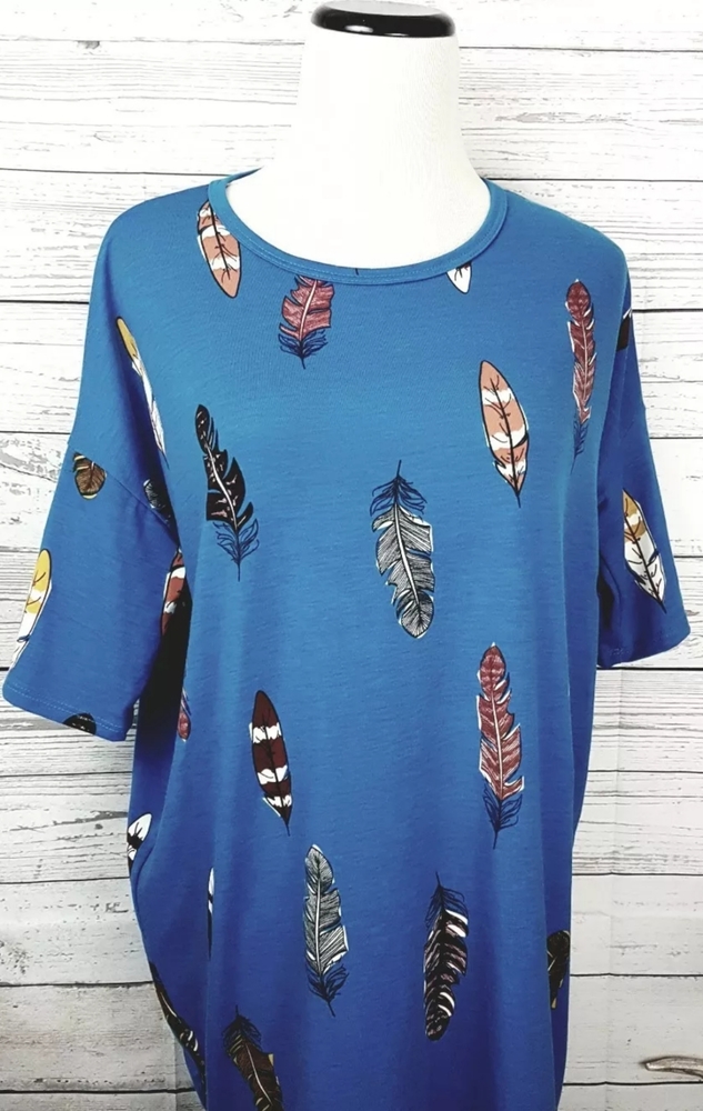 Women's Feather Long Shirt Sz XXS